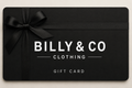 Billy & Co Clothing Gift Card