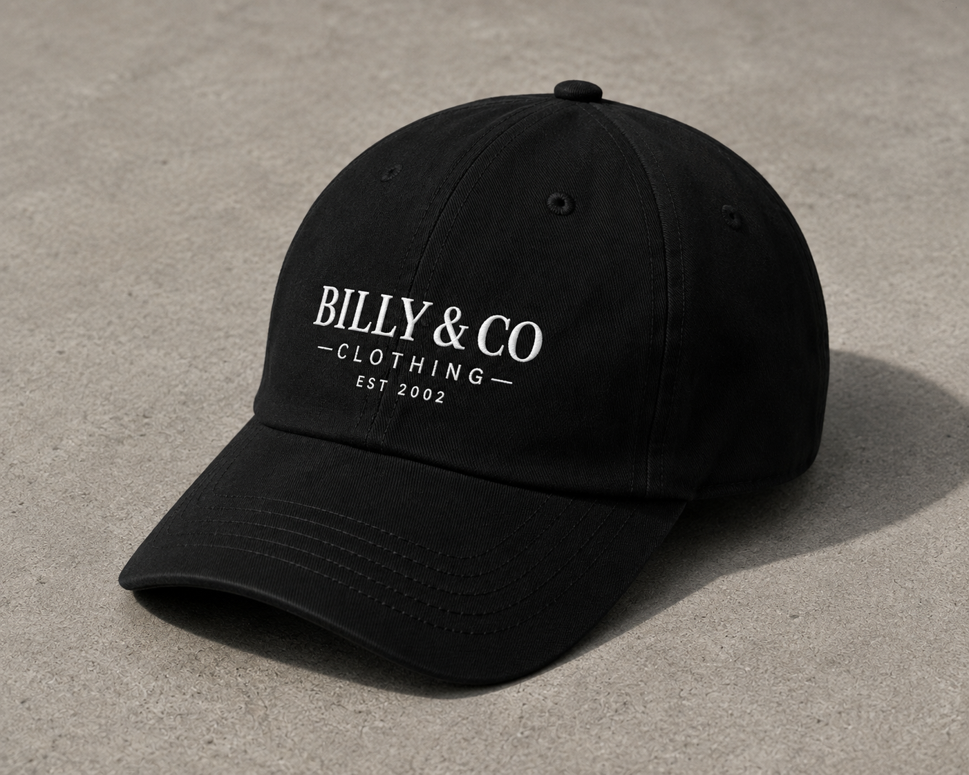 Billy & Co Essential Cap — Black